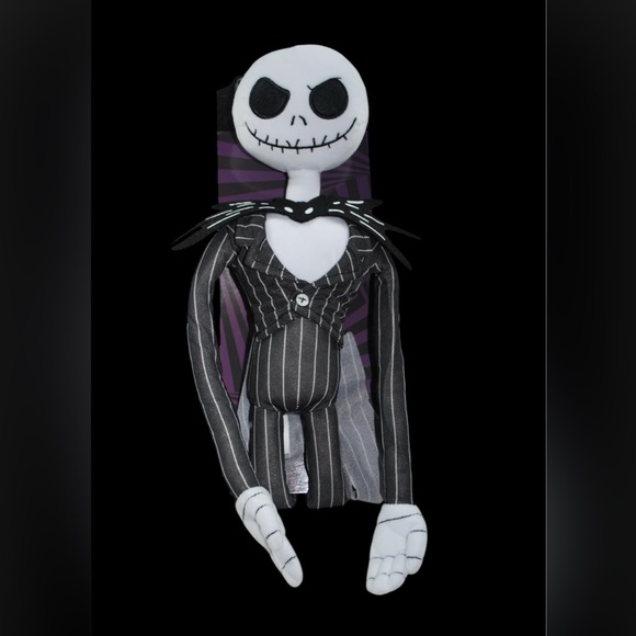 NEW DISNEY BUNDLE JACK & SALLY THE NIGHTMARE BEFORE CHRISTMAS POSEABLE 24” PLUSH - Picture 5 of 10